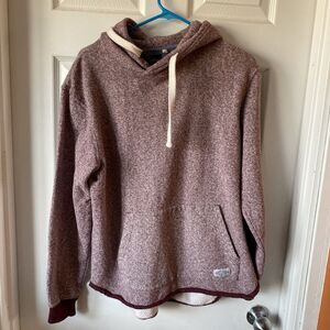 CPO Provisions Hoodie Size Medium Wine Front Pouch Pullover Men’s